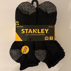 10 Pack Stanley Men’s Full Cushion Quarter Socks